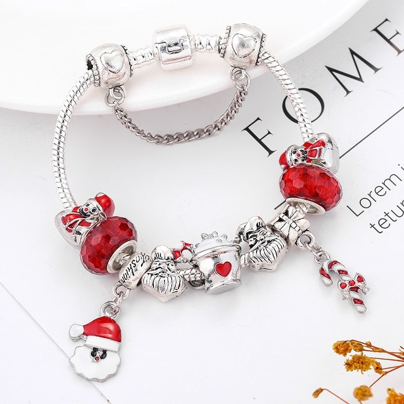 Pulsera temática de Navidad