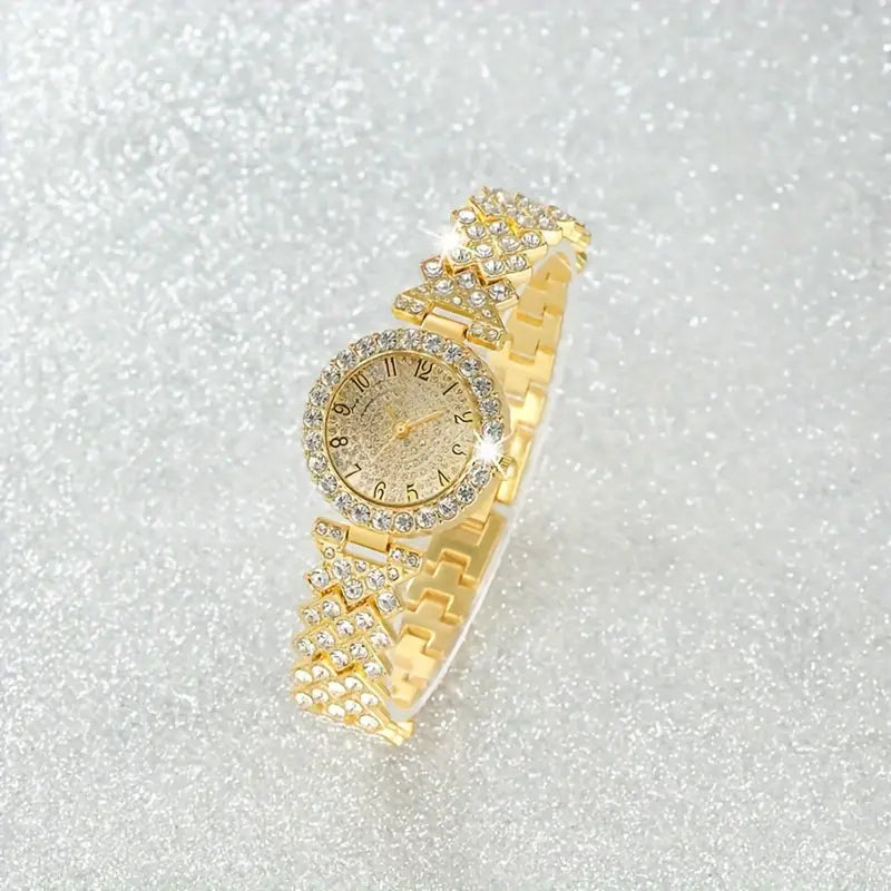 Conjunto de reloj y pulsera Luxe Radiance Gold | Oro