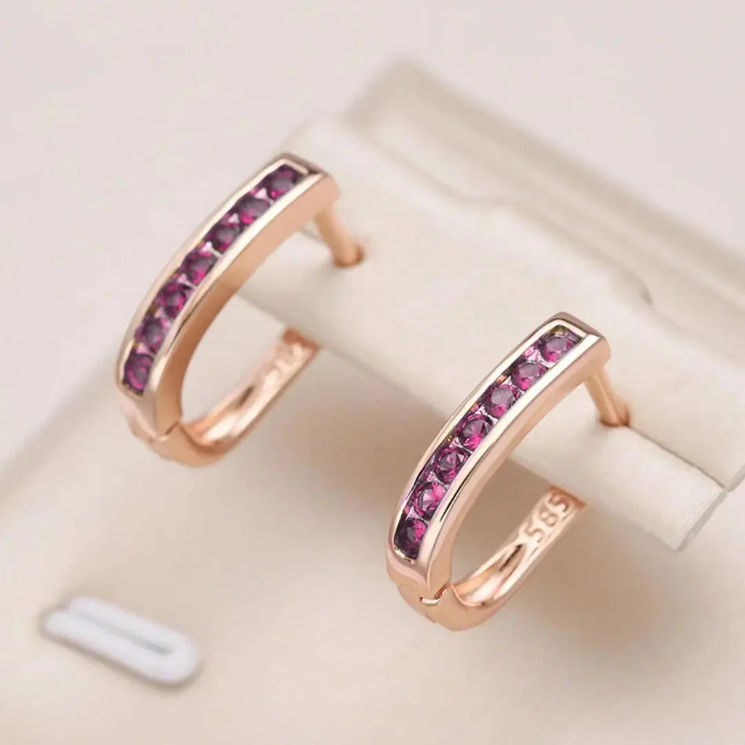Pendientes de Esmeralda y Diamante en Oro