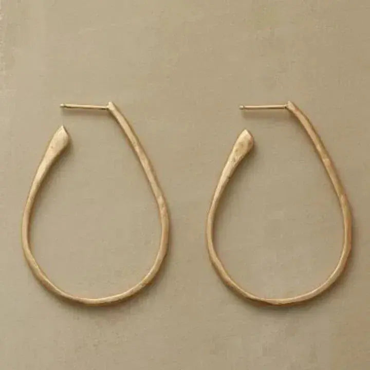 Pendientes de Aro Dorados Vintage