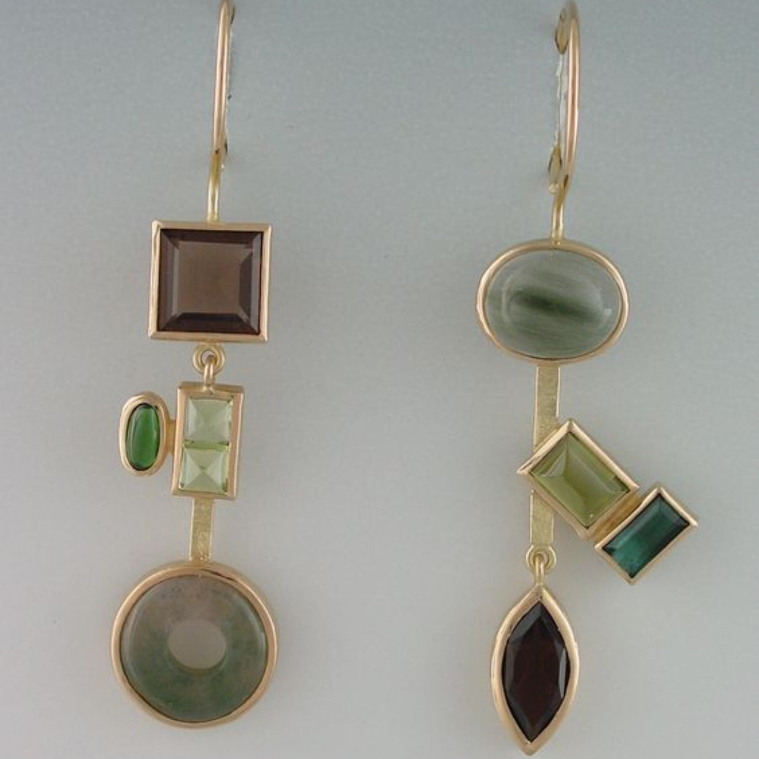 Pendientes Vintage de Cristal del Bosque