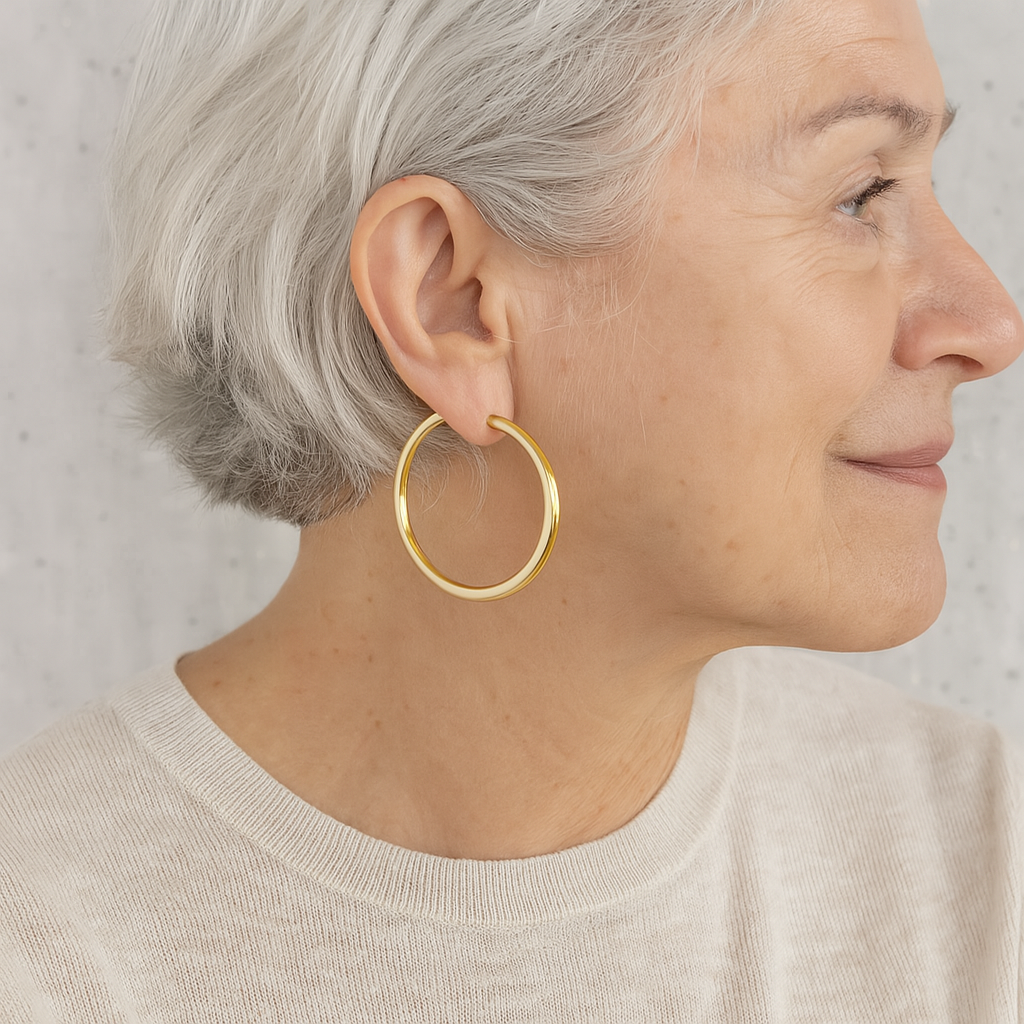 Pendientes de Aro Grandes en Oro