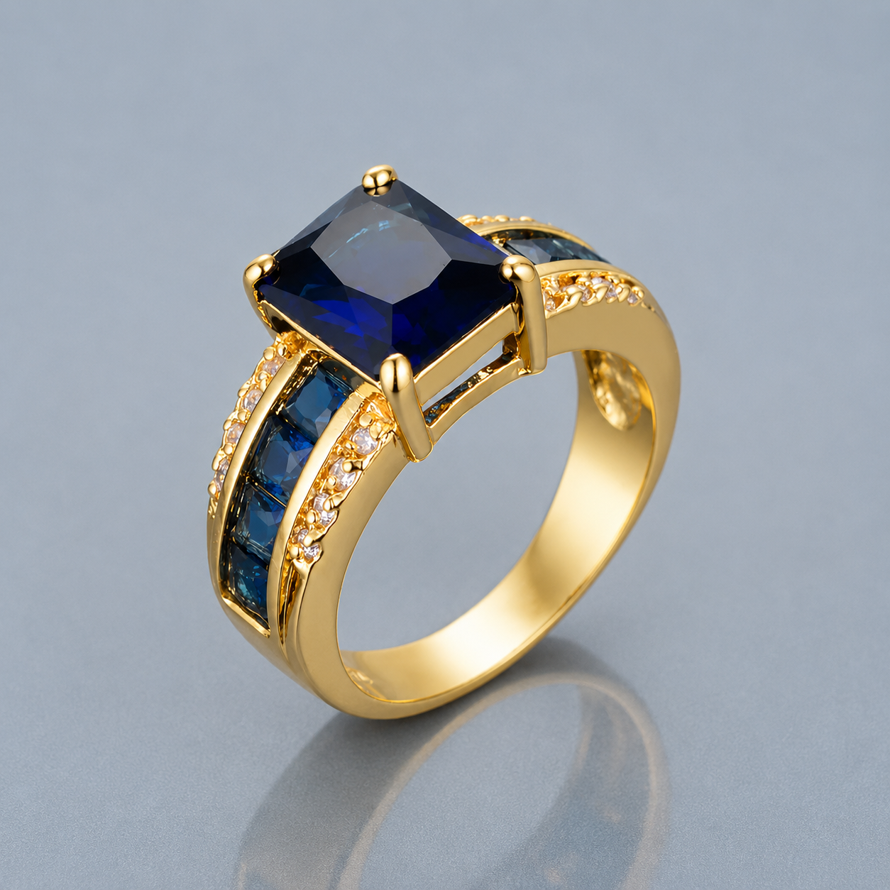 Anillo Kassira Bluemont | Oro