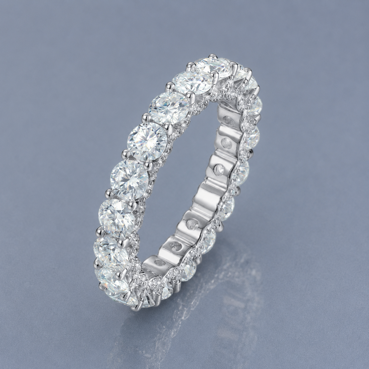Aeris diamante anillo