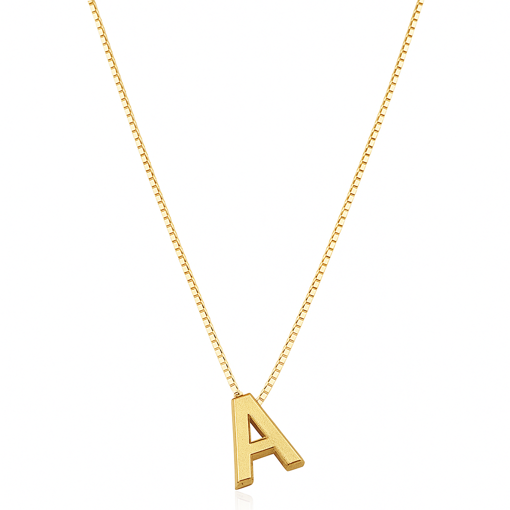 Collar Inicial de Oro