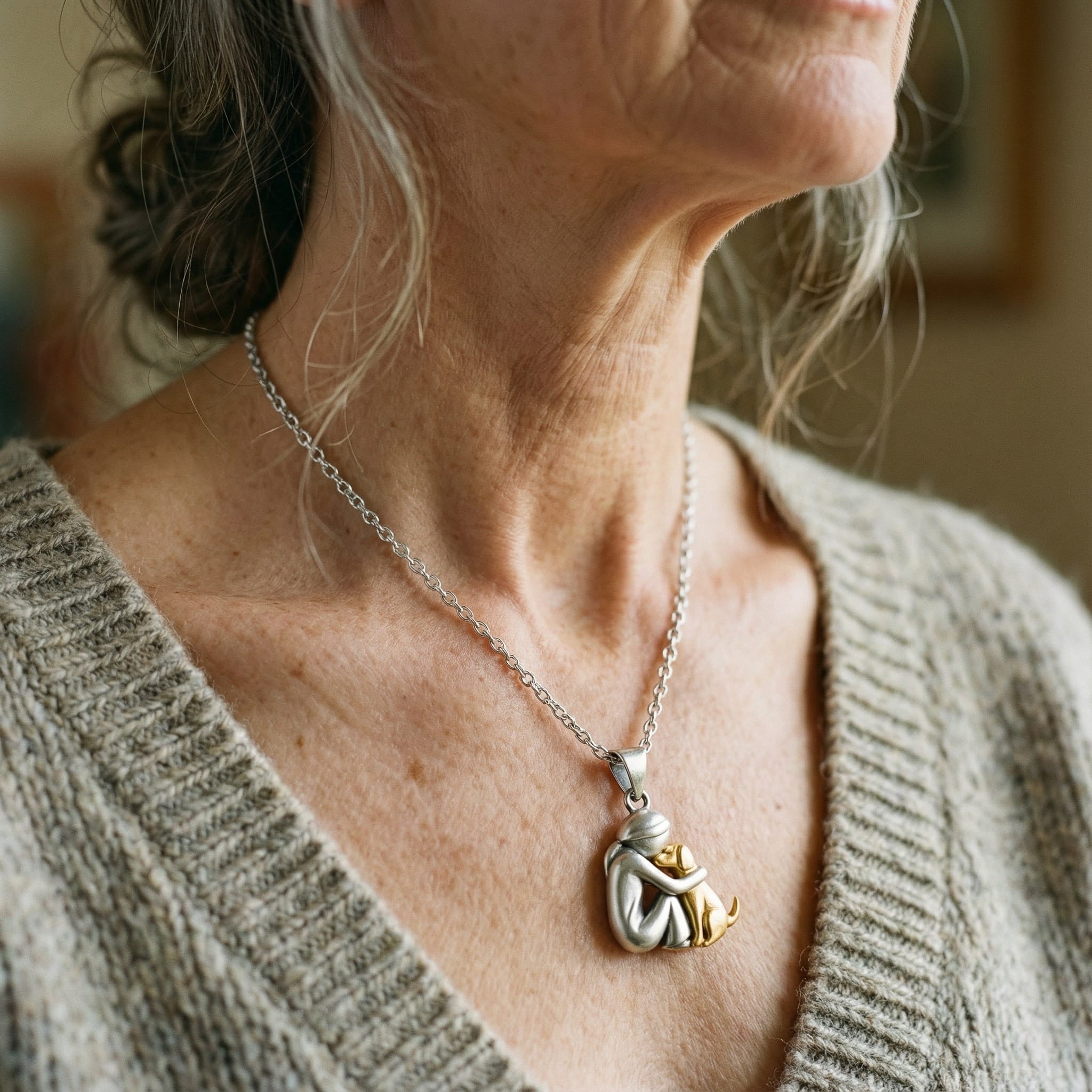 Collar de Abrazo con Colgante
