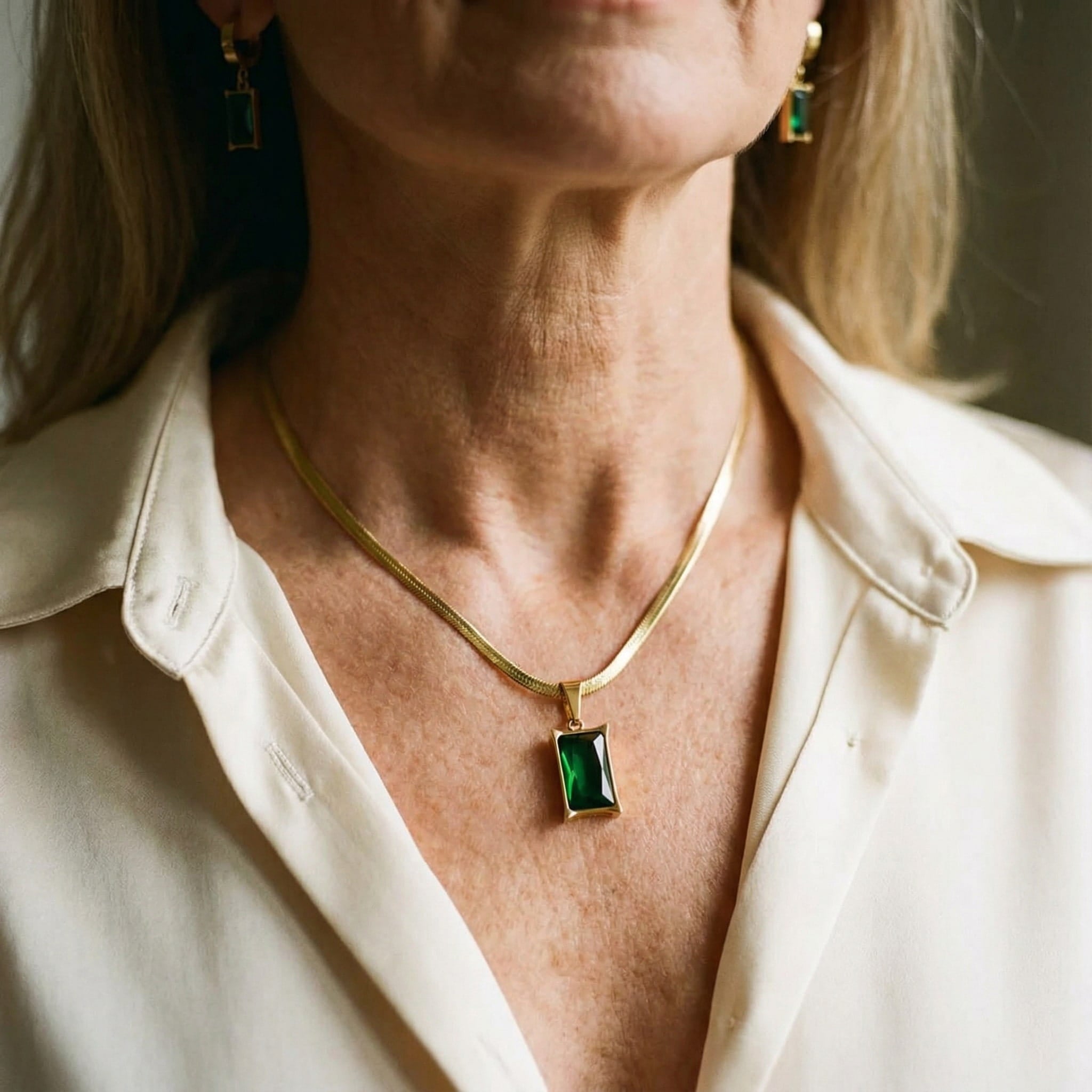 Conjunto de Joyería Lina Esmeralda