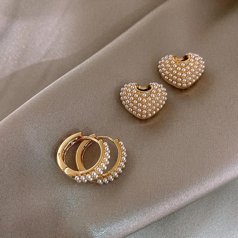 Pendientes de Perla en Oro