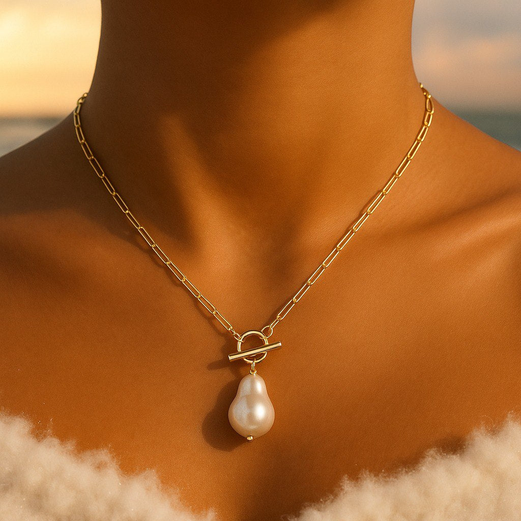 Artemia – Collar con Perla Natural