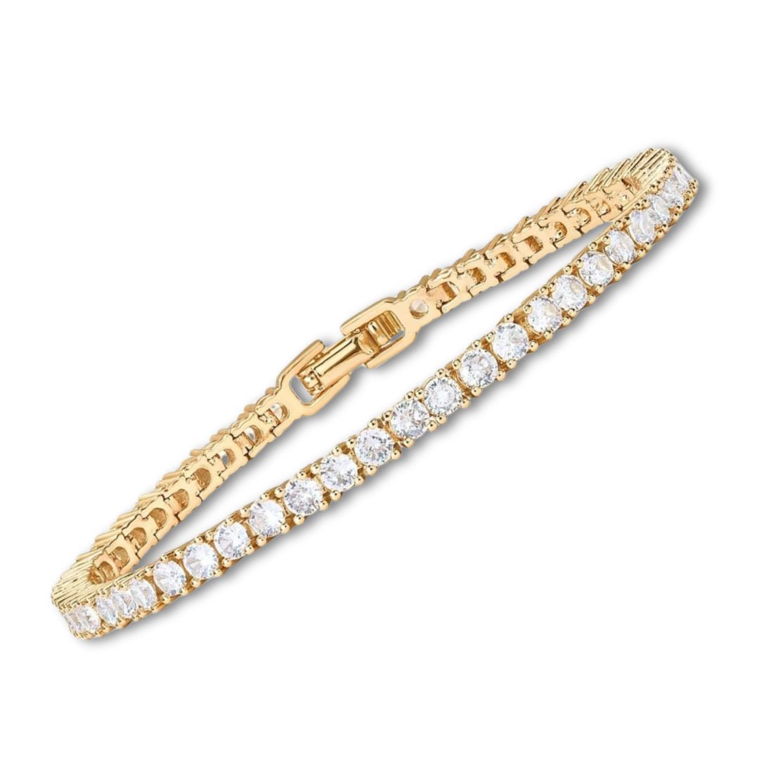Pulsera de tenis | Oro blanco