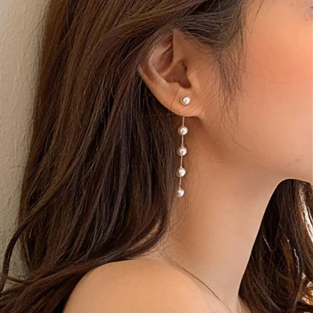 Pendientes con Pendientes de Perlas