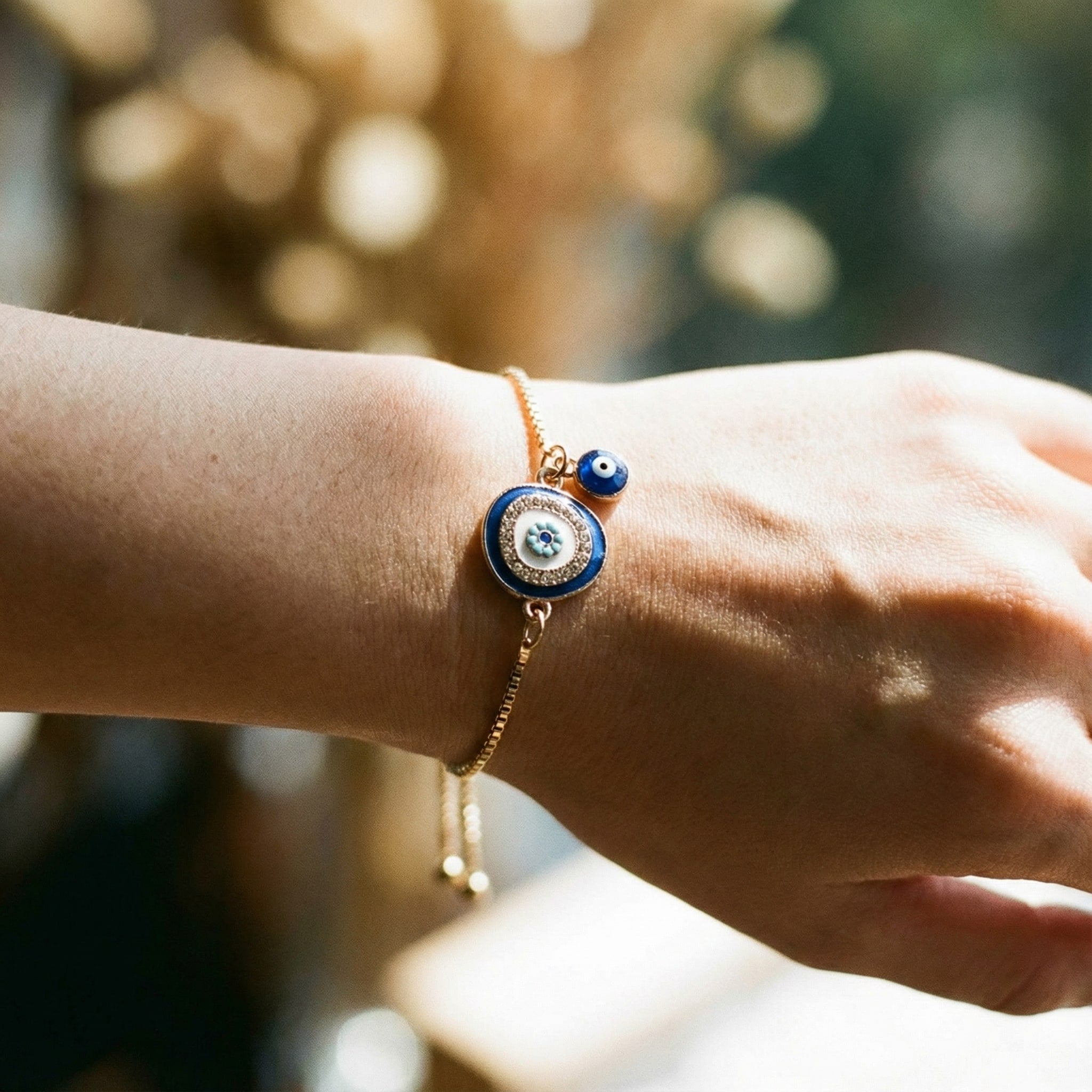 Pulsera de Ojo Maligno de Lujo
