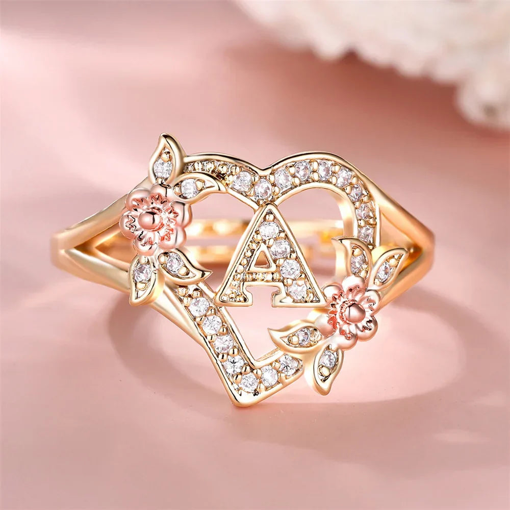 Anillo de Oro y Cristal
