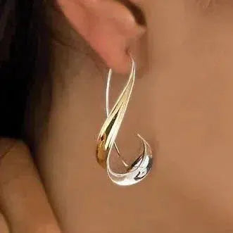 Pendientes Colgantes Vintage de Oro