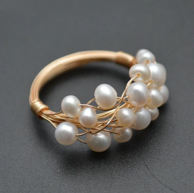 Anillo Vintage con Perla