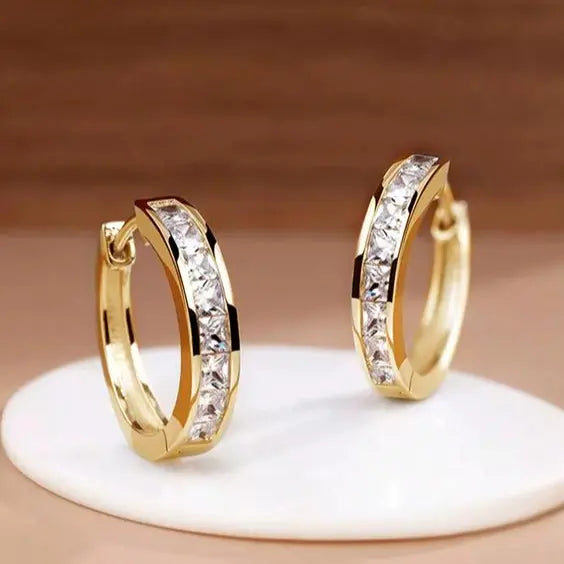Anillos Dorados Chic con Cristales