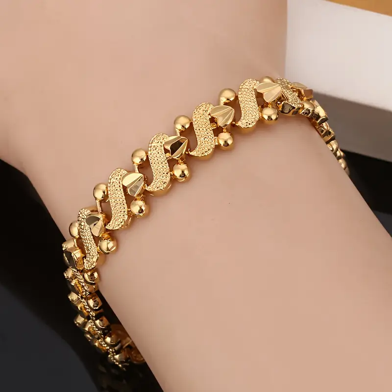 Pulsera de Oro Brillante