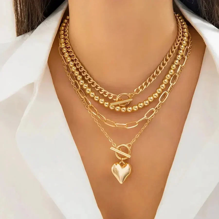 Collar Capa de Corazón