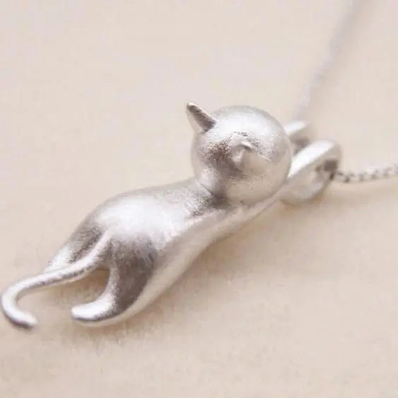 Divertido Collar de Plata Esterlina