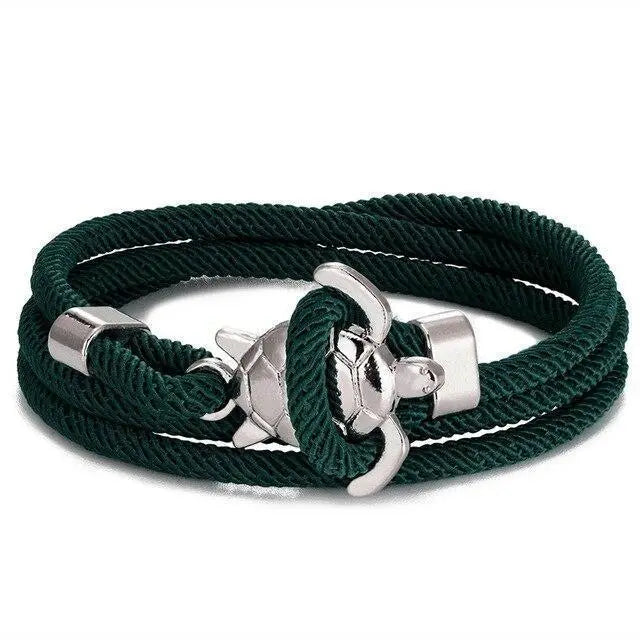 Pulsera Hecha a Mano con Tortuga Marina