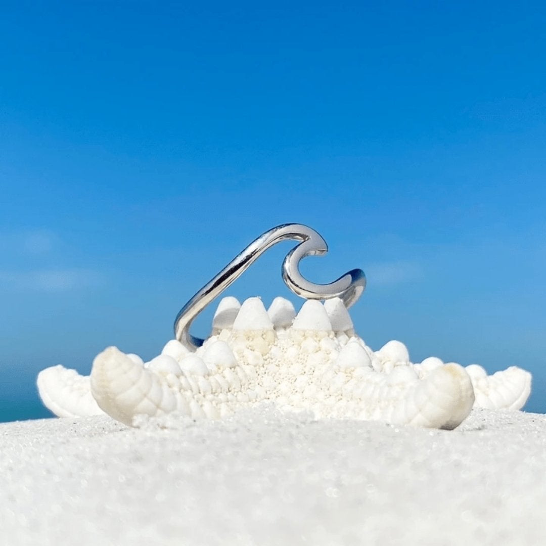 Anillo de Plata Ola del Mar