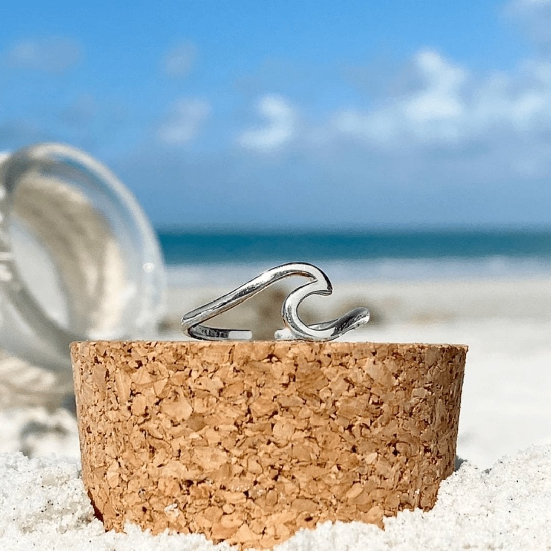 Anillo de Plata Ola del Mar