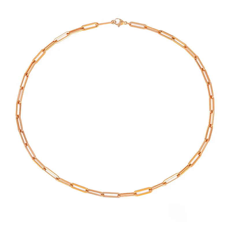 Collar de Mujer con Cadena de Acero Inoxidable