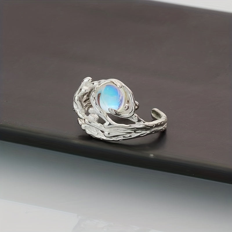 Anillo Teresa con Piedra de Luna