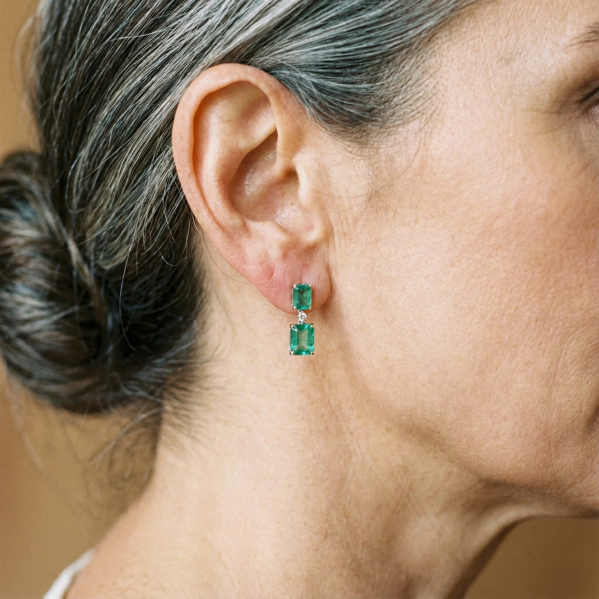 Pendientes Colgantes Vintage con Turquesa