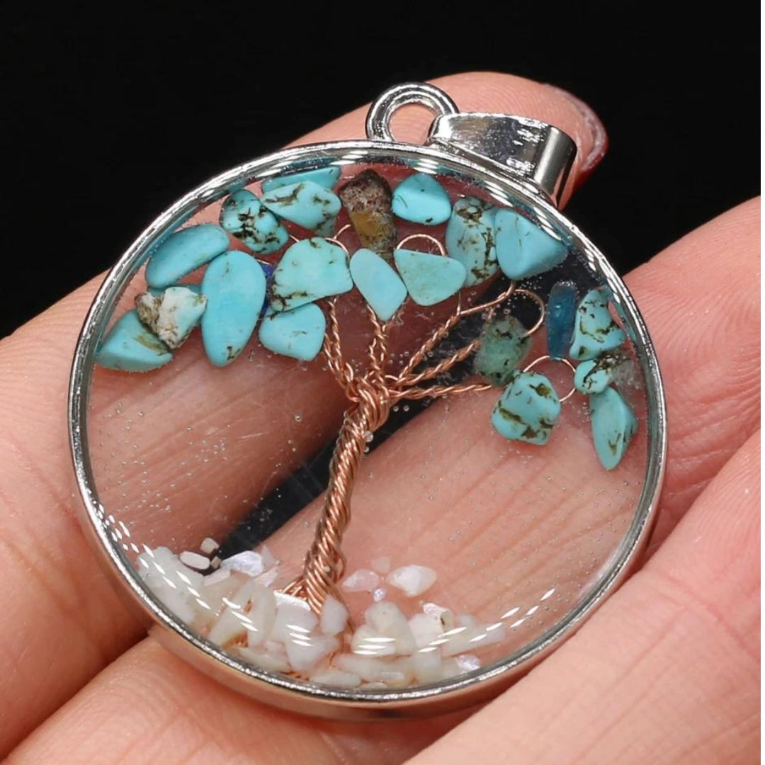 Collar de Plata Árbol de la Vida