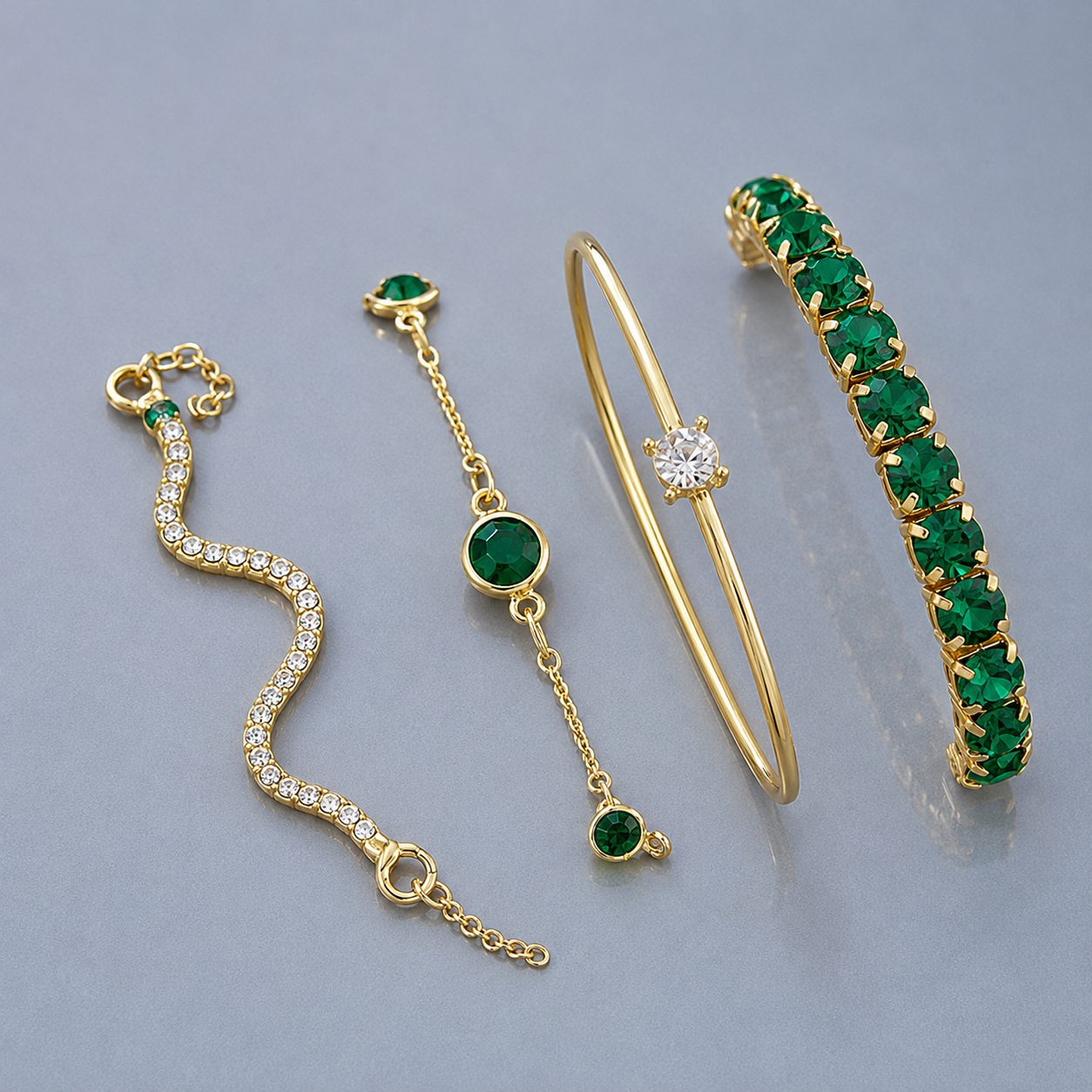 Conjunto de pulseras Sorina Feldwyn | Oro