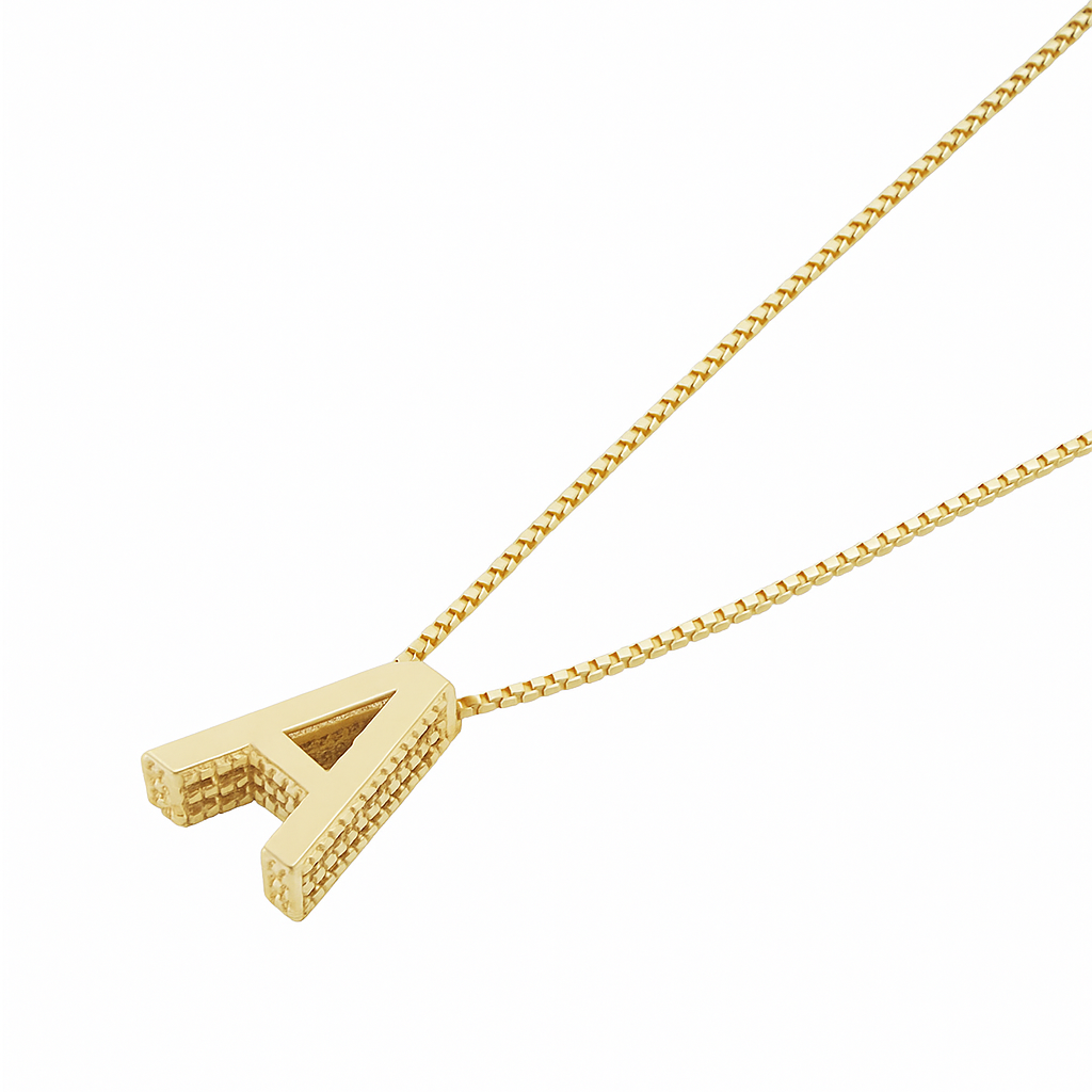 Collar Inicial de Oro