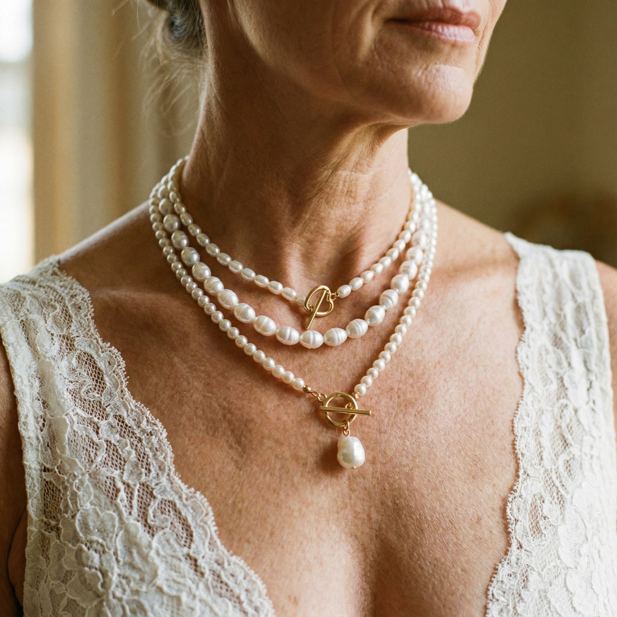 Collar de Perlas Elegante