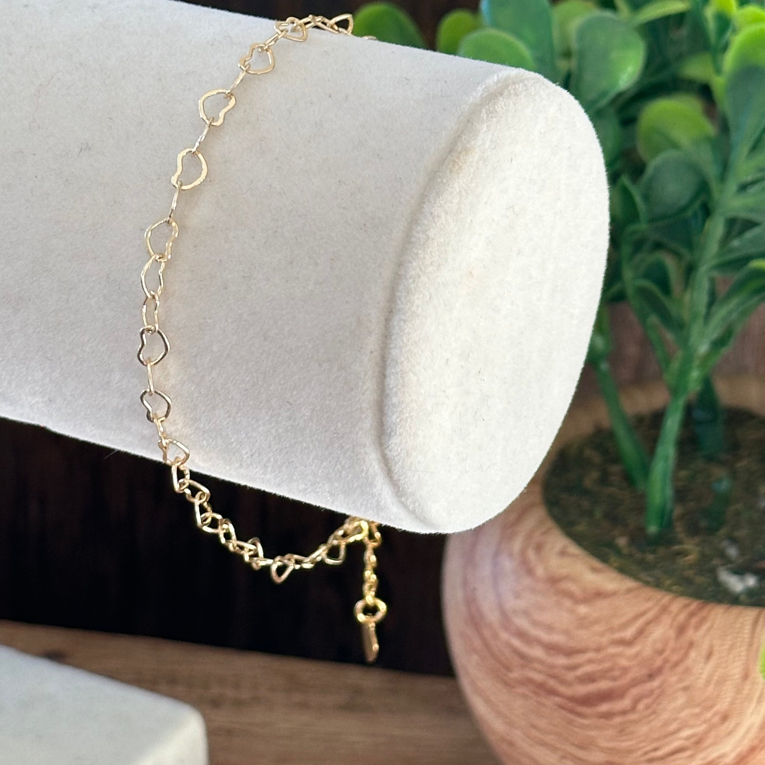 Pulsera de Enlaces de Corazón Mea