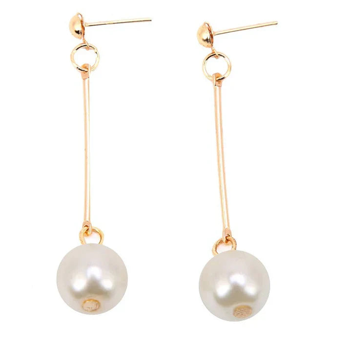 Pendientes de gota de lujo con perlas artesanales especiales