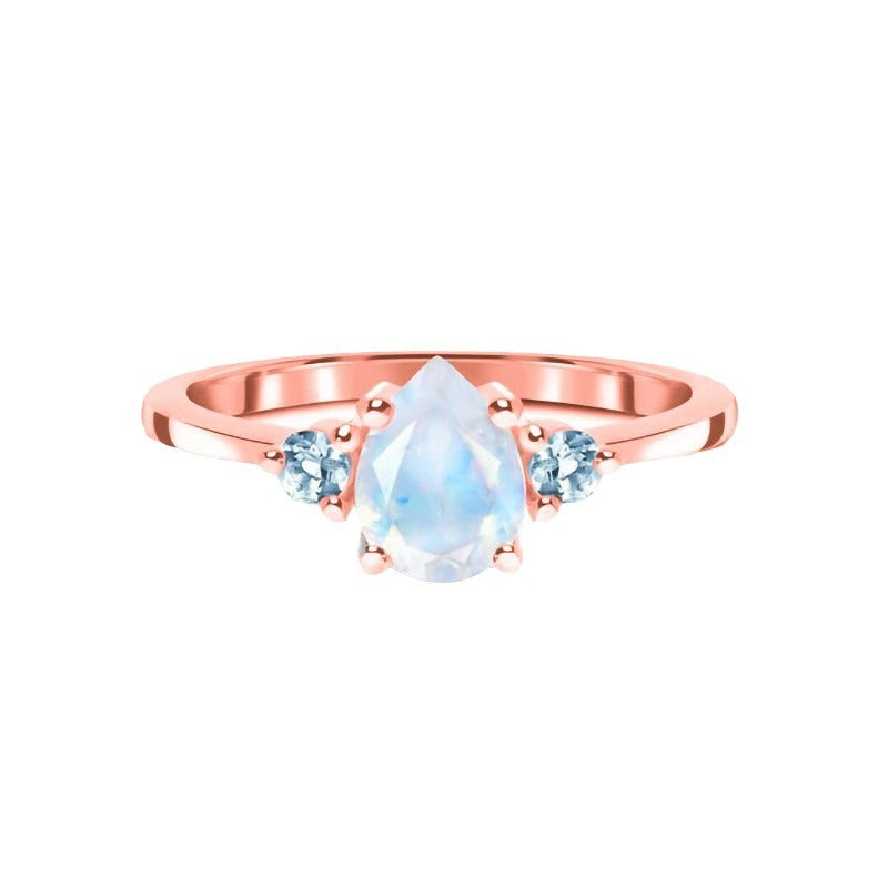 Anillo Louisa con Piedra Luna