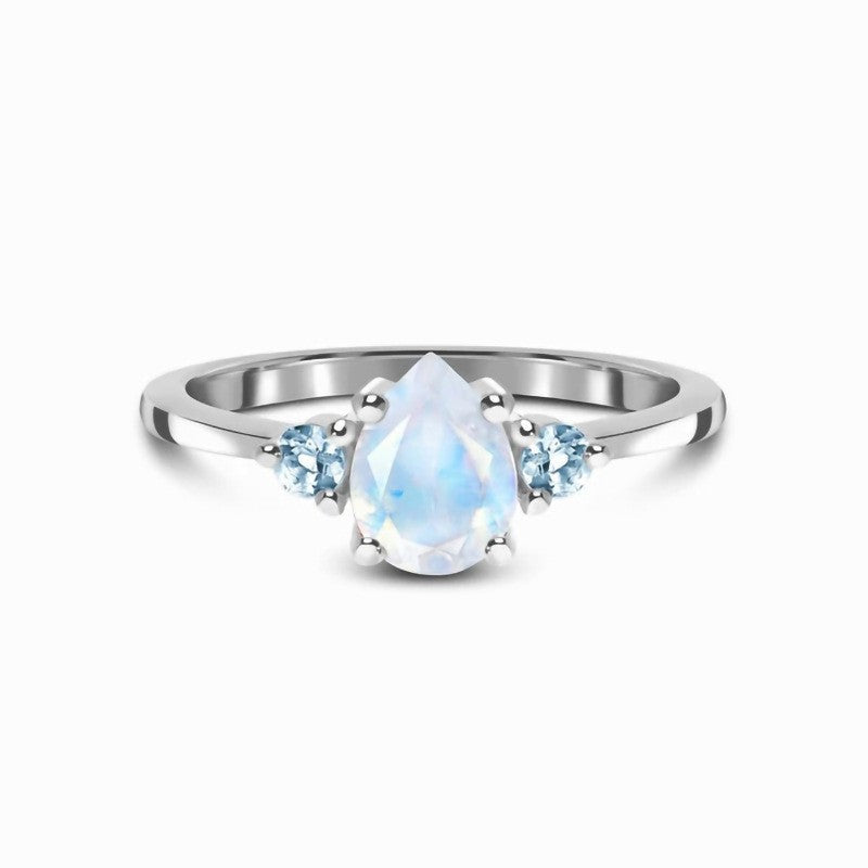 Anillo Louisa con Piedra Luna