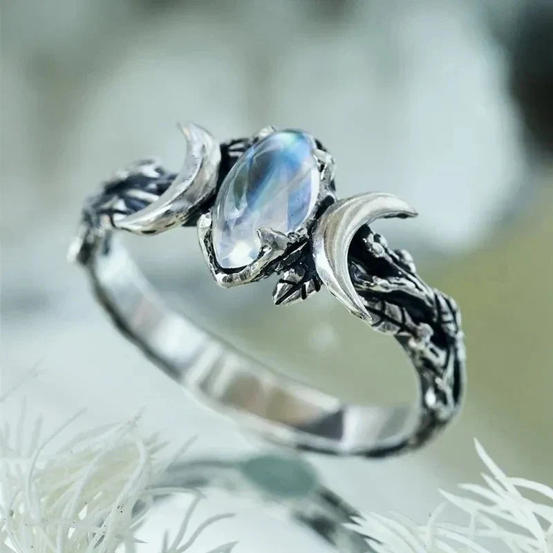 Anillo de Piedra Luna