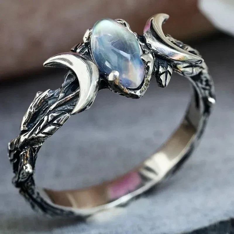 Anillo de Piedra Luna