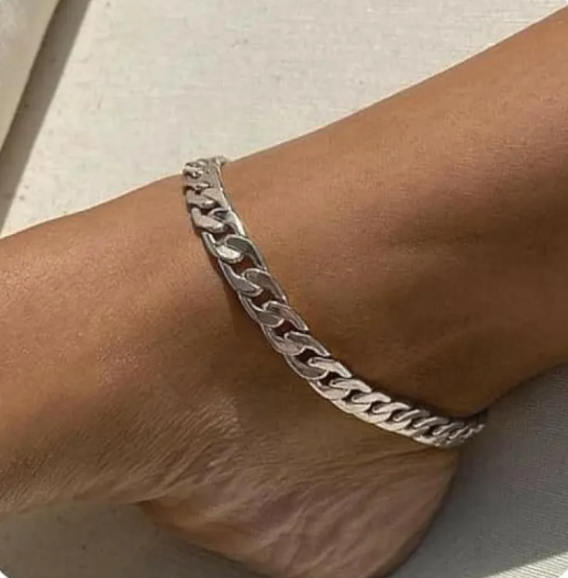 Pulsera de Tobillo con Cadena para Vacaciones en la Playa