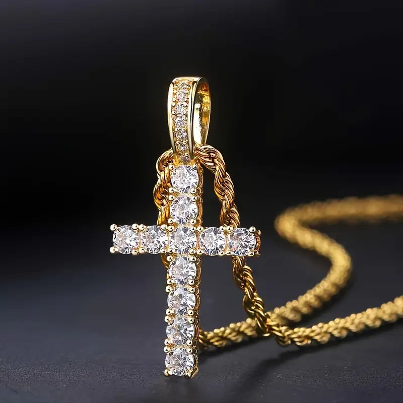 Collar con Colgante de Cruz