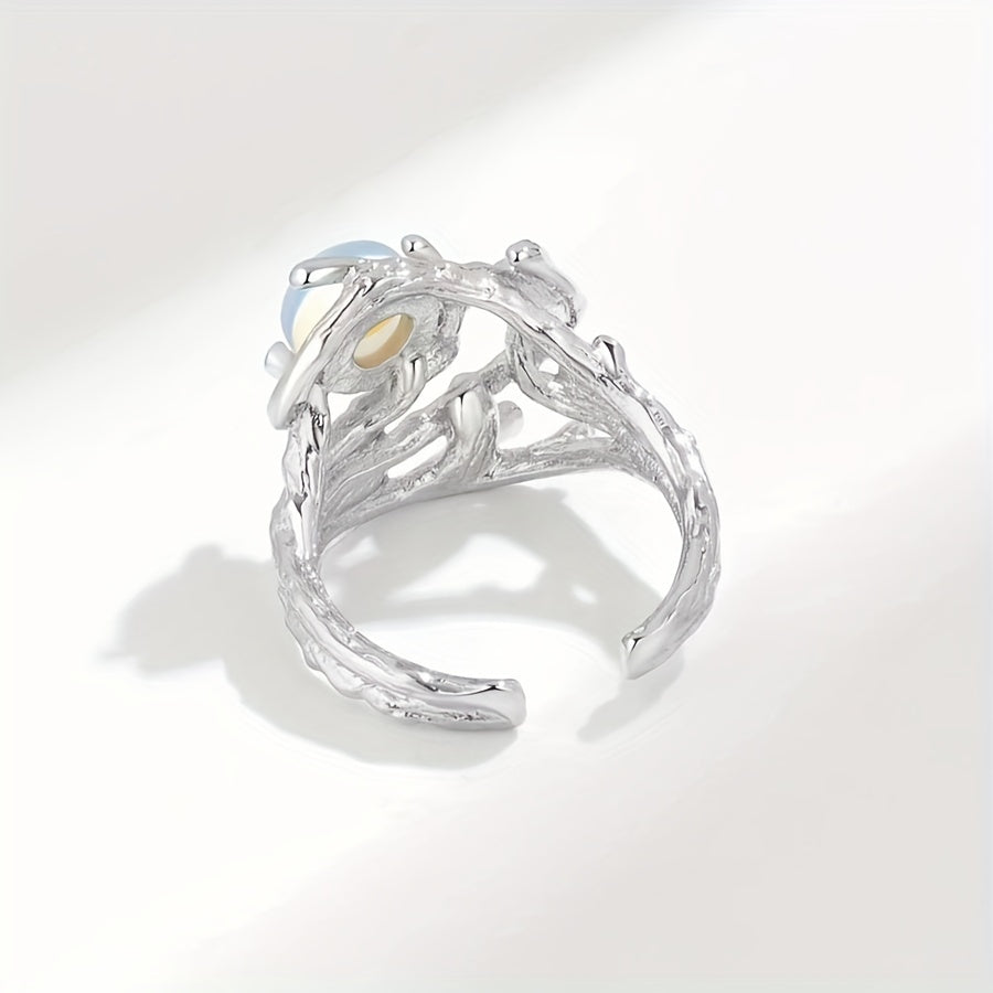 Anillo Teresa con Piedra de Luna