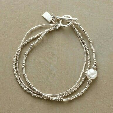 Conjunto de Pulseras de Perlas Vintage