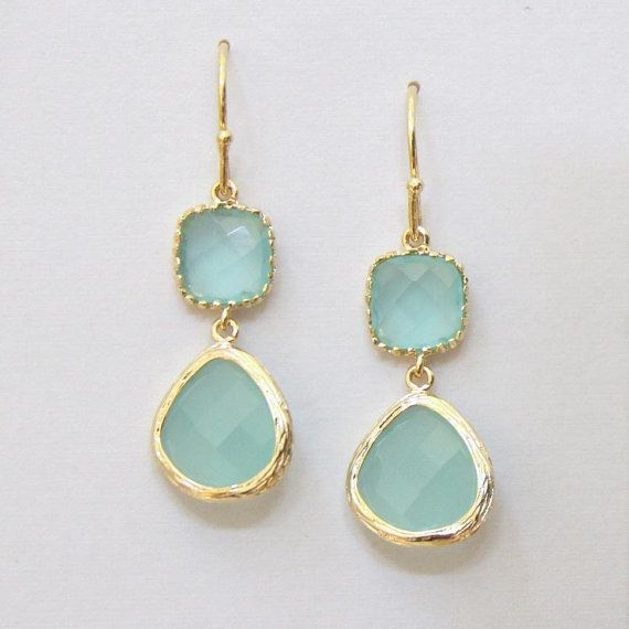 Pendientes Vintage con Turquesa y Piedra Luna