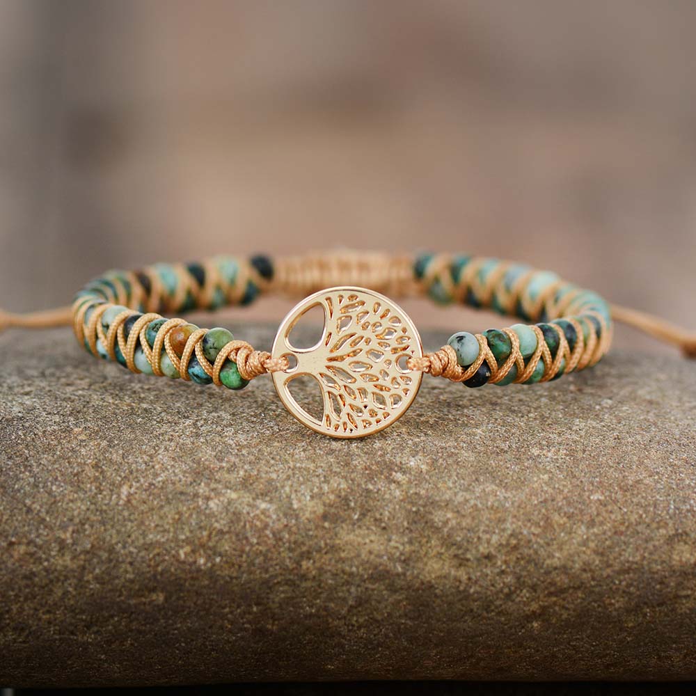 Pulsera de Jaspe Árbol de la Vida
