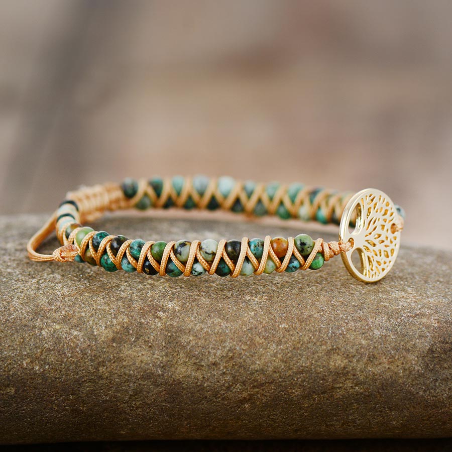 Pulsera de Jaspe Árbol de la Vida
