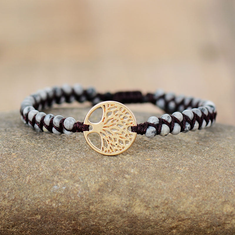 Pulsera de Jaspe Árbol de la Vida
